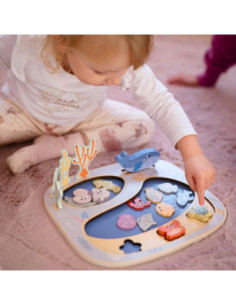 TOOKY TOY Złowić Rybkę Gra Zręcznościowa Układanka Montessori 2