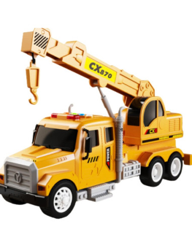 WOOPIE Interaktywny Dźwig z Ruchomym Hakiem Ciężarówka 1:14