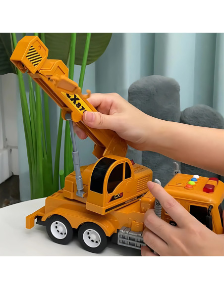 WOOPIE Interaktywny Dźwig z Ruchomym Hakiem Ciężarówka 1:14