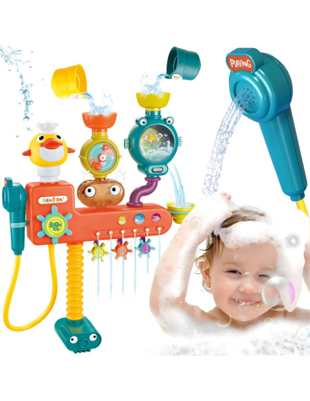WOOPIE BABY Zabawka do Kąpieli Przelewowa Kołowrotek + Kubeczeki Przelewowy