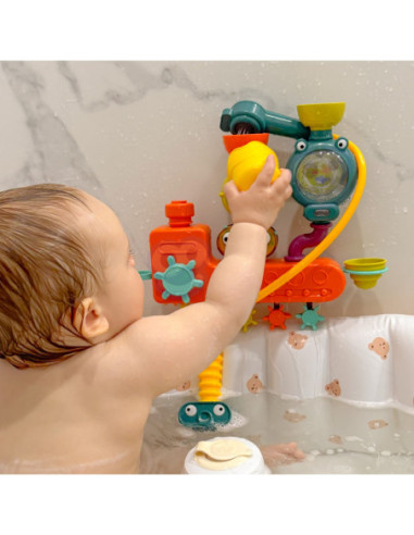 WOOPIE BABY Zabawka do Kąpieli Przelewowa Kołowrotek + Kubeczeki Przelewowy