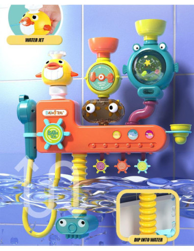 WOOPIE BABY Zabawka do Kąpieli Przelewowa Kołowrotek + Kubeczeki Przelewowy