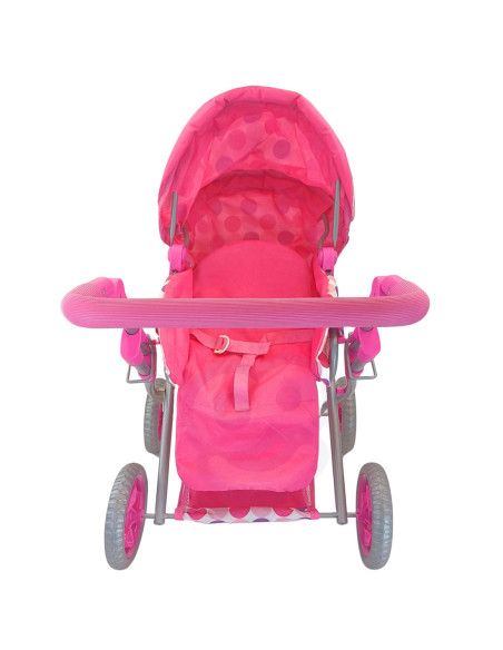 WOOPIE ROYAL Wózek dla Lalek 4w1 Nosidełko Blokowane Kółka