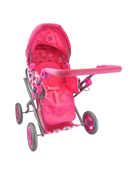 WOOPIE ROYAL Wózek dla Lalek 4w1 Nosidełko Blokowane Kółka