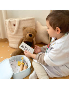 TOOKY TOY Drewniany Zestaw Małego Lekarza Doktora w Walizce z Akcesoriami 2
