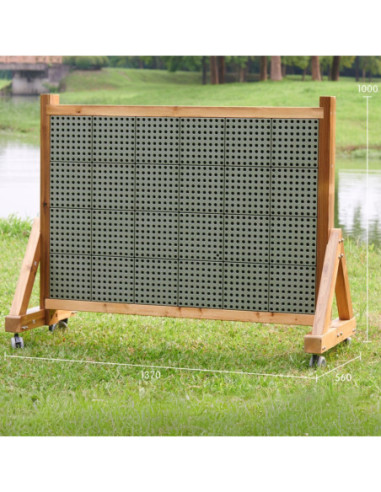 MASTERKIDZ Drewniana Ściana Tablica XXL Naukowa Kreatywna STEM WALL Outdoor