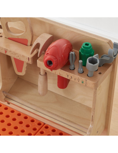 MASTERKIDZ Drewniany Warsztat Edukacyjny STEM Na Narzedzia