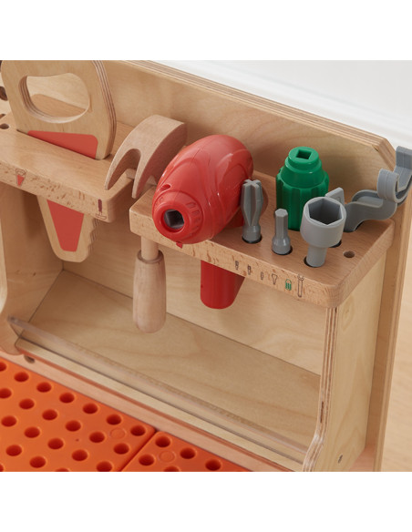 MASTERKIDZ Drewniany Warsztat Edukacyjny STEM Na Narzedzia