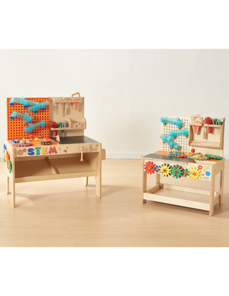 MASTERKIDZ Drewniany Warsztat Edukacyjny STEM Na Narzedzia