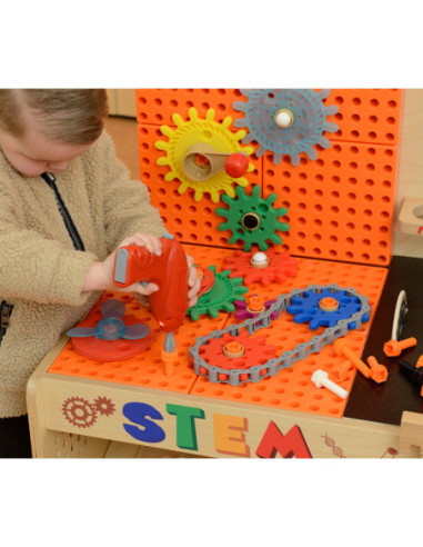 MASTERKIDZ Zestaw Akcesoriów Do Stołu Warsztatowego STEM 111 Elementów