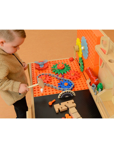 MASTERKIDZ Zestaw Akcesoriów Do Stołu Warsztatowego STEM 111 Elementów