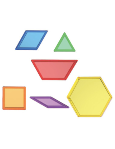 MASTERKIDZ Zestaw Klocki Montessori Tangram Mozaika 140 el.