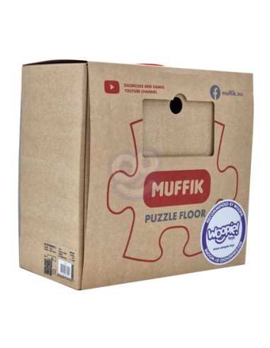 WOOPIE Mata Sensoryczna Ortopedyczna Puzzle 6 elementy