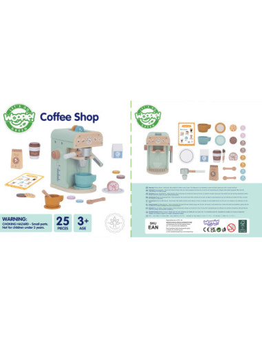 WOOPIE GREEN Drewniany Eksperes do Kawy 25EL Cukiernia Barista