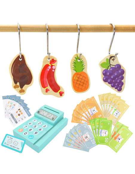 WOOPIE GREEN Duży Wielofunkcyjny Drewniany Straga 73EL