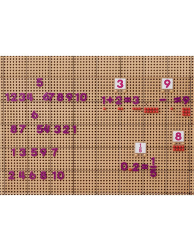 MASTERKIDZ Zestaw Cyferek 82 Elementów Do Nauki Liczenia