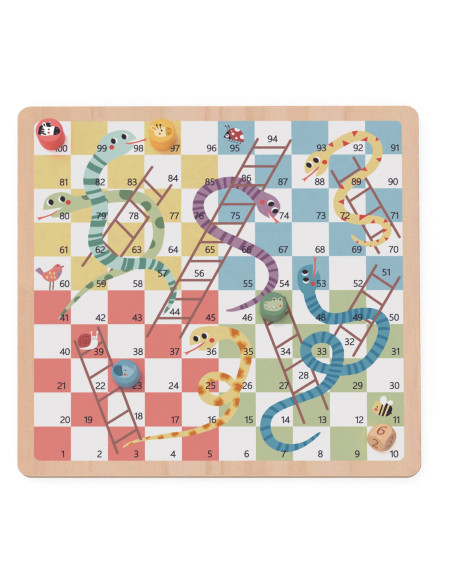 WOOPIE GREEN Gry Planszowe  Logiczne 2w1 Ludo Chińczyk + Uwolnij Zwierzątka