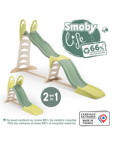 Smoby Zjeżdżalnia MEGAGLISS 2w1