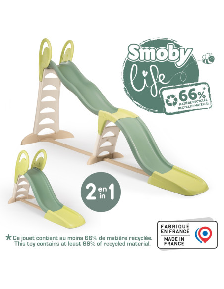 Smoby Zjeżdżalnia MEGAGLISS 2w1