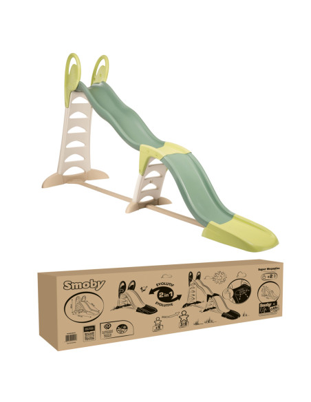 Smoby Zjeżdżalnia MEGAGLISS 2w1