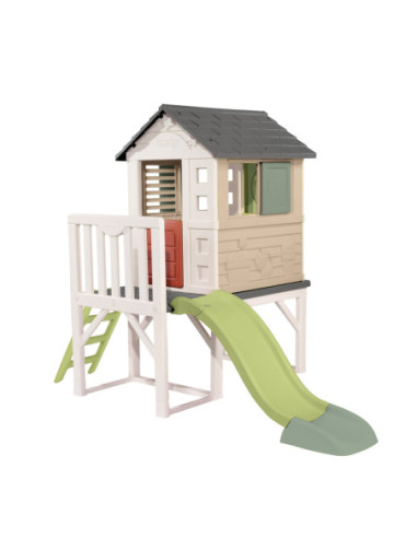 Smoby Domek Na Palach Ze Zjeżdżalnią