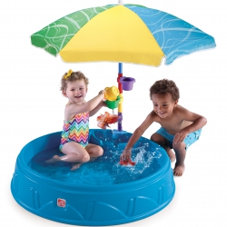 Basen Ogrodowy dla dzieci z parasolem i akcesoriami Step2