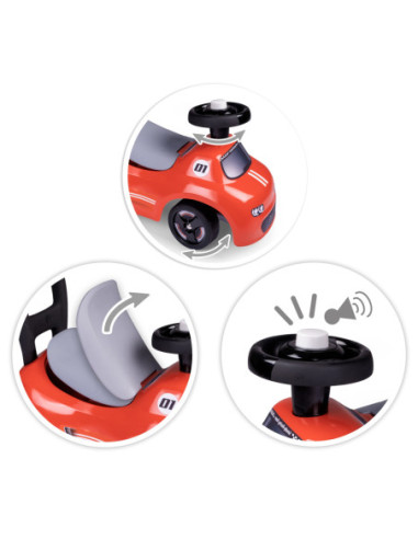 Smoby Czerwony Jeździk z klaksonem Ride-On