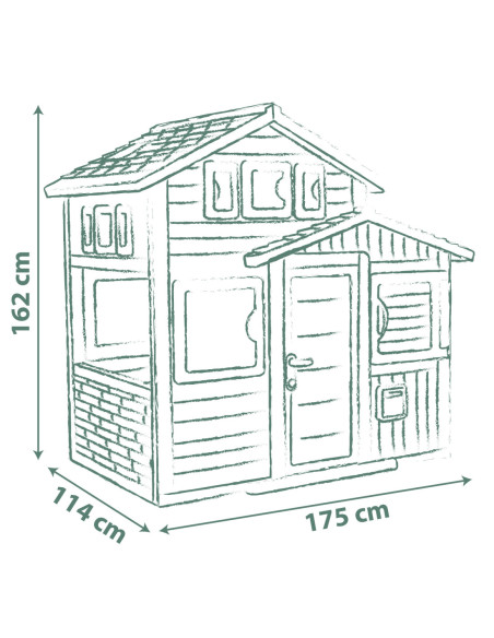 Smoby Life Domek ogrodowy Evo