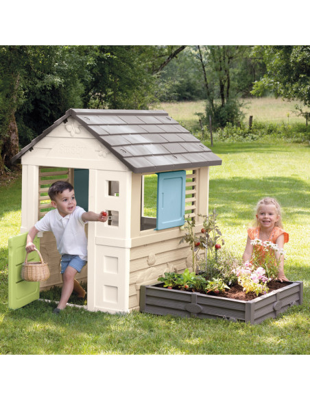 Smoby Life Domek ogrodowy z piaskownicą