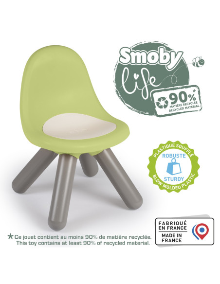 SMOBY Krzesełko z Oparciem Zielone
