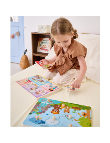 VIGA Puzzle Dźwiękowe Odkrywamy Naturę