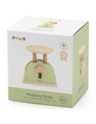 PolarB Drewniana Waga Kuchenna