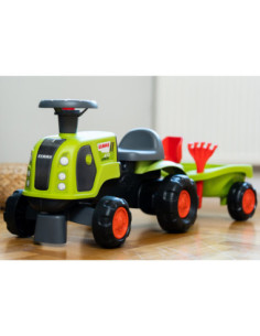 FALK bėgimo paspirtukas Claas 470 Arion Žalias su priekaba ir smėlio rinkiniu 2