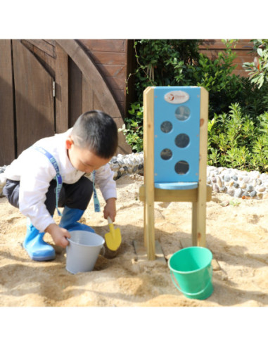 CLASSIC WORLD EDU Eko Skrzynka na Piasek Zabawka do Piaskownicy Żółty od 3 lat