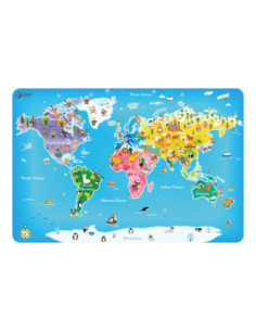 Classic World Puzzle Mapa Świata