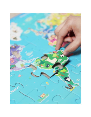 Classic World Puzzle Mapa Świata