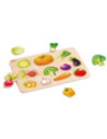 Drewniana Układanka Montessori Warzyw
