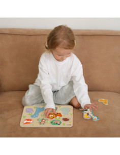 Classic World Drewniana Układanka Dopasuj Zwierzątka 2