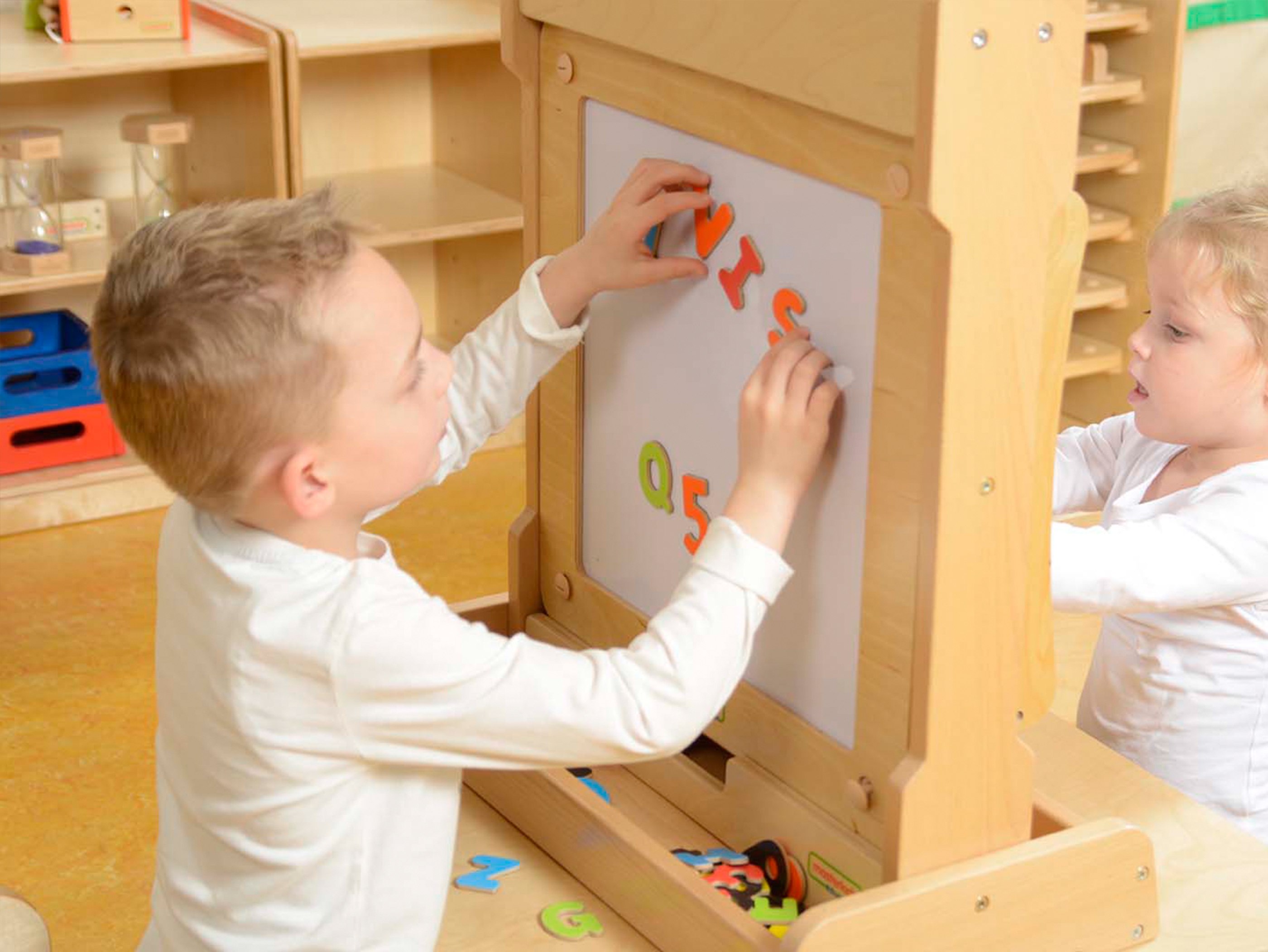 Dwustronna tablica do pisania kredowa i suchościeralna 2w1 ścienna tablica edukacyjna flex