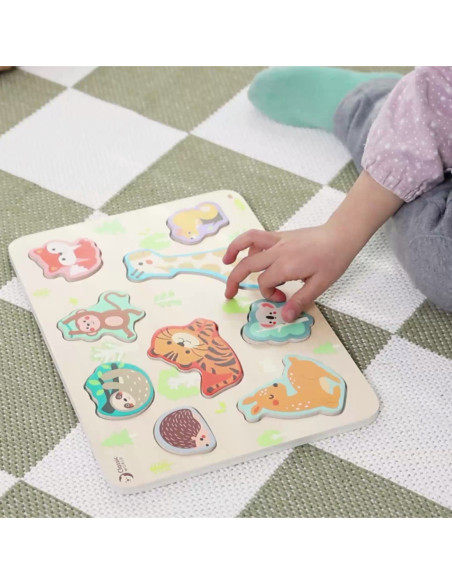 Classic World Drewniana Układanka Dopasuj Zwierzątka