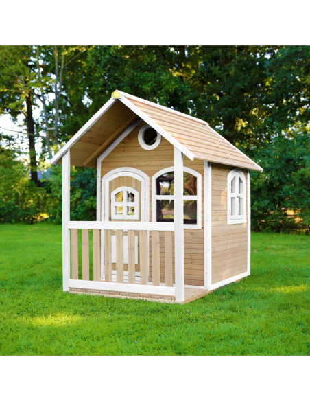 AXI Drewniany Domek z Oknami Alex Playhouse 178 cm