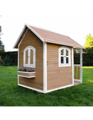AXI Drewniany Domek z Oknami Alex Playhouse 178 cm