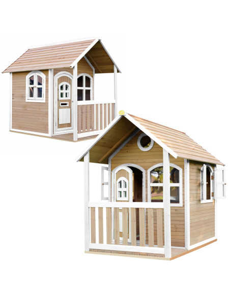 AXI Drewniany Domek z Oknami Alex Playhouse 178 cm