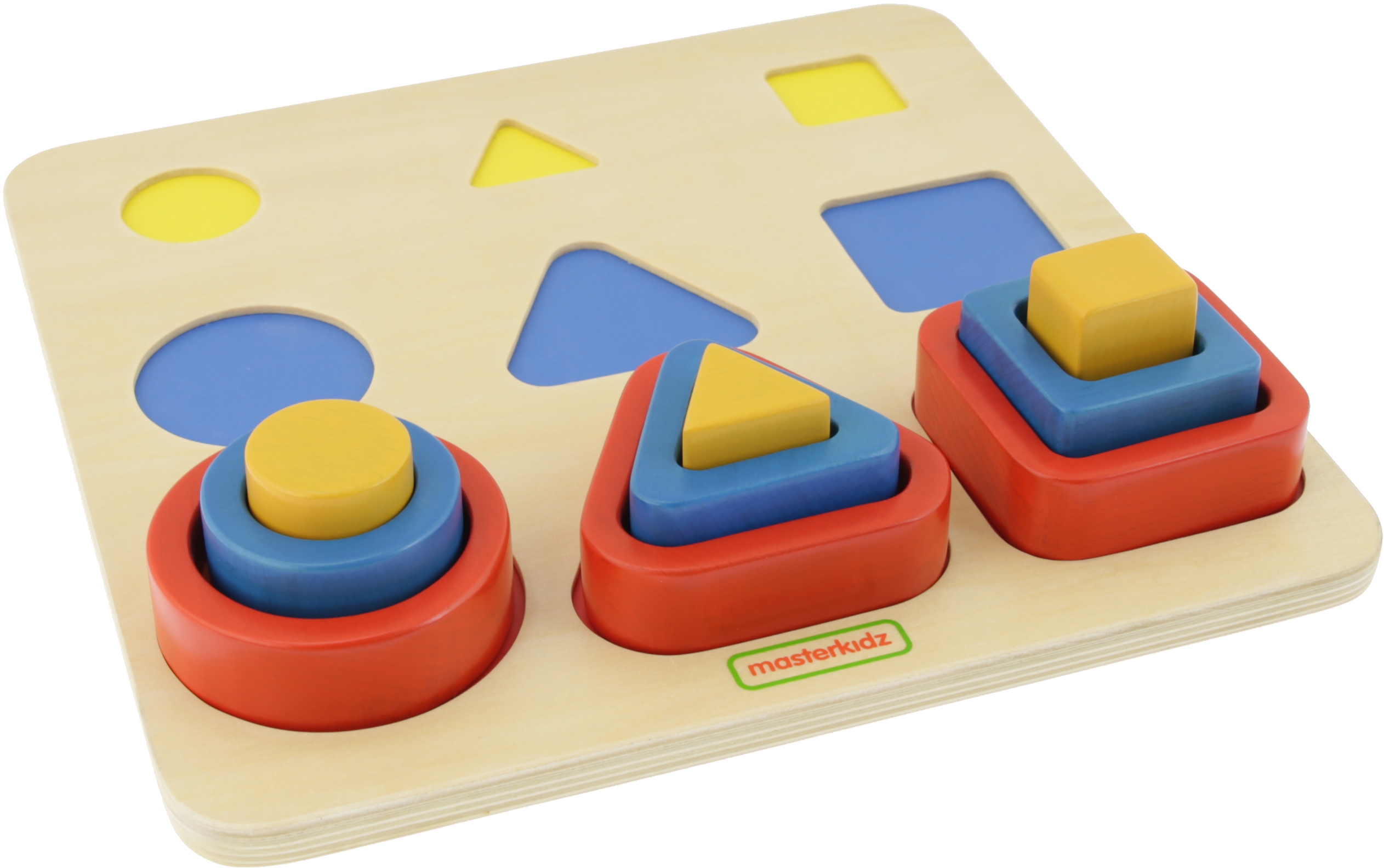 Sorter kształtów klocki geometryczne montessori