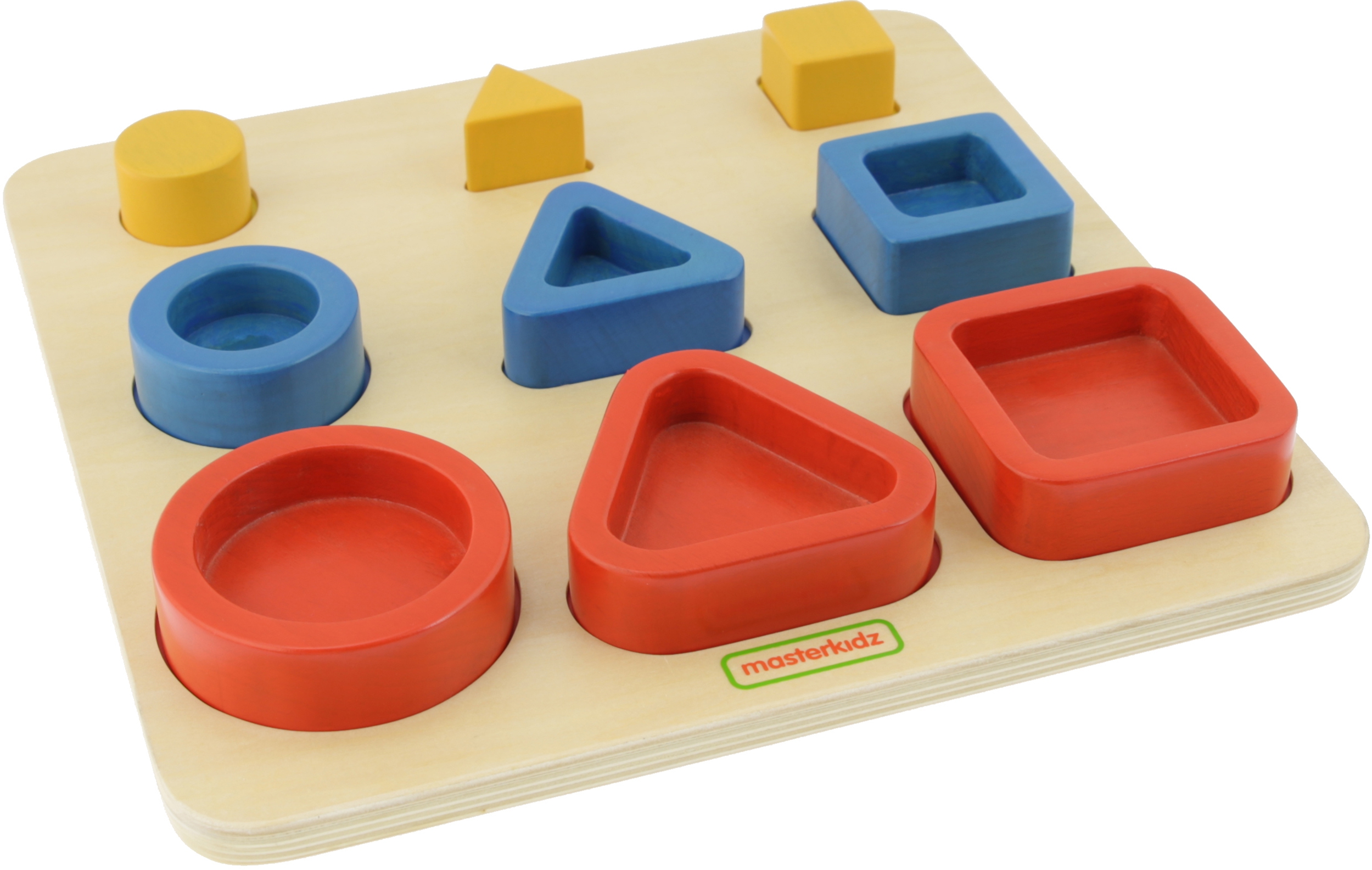 Sorter kształtów klocki geometryczne montessori