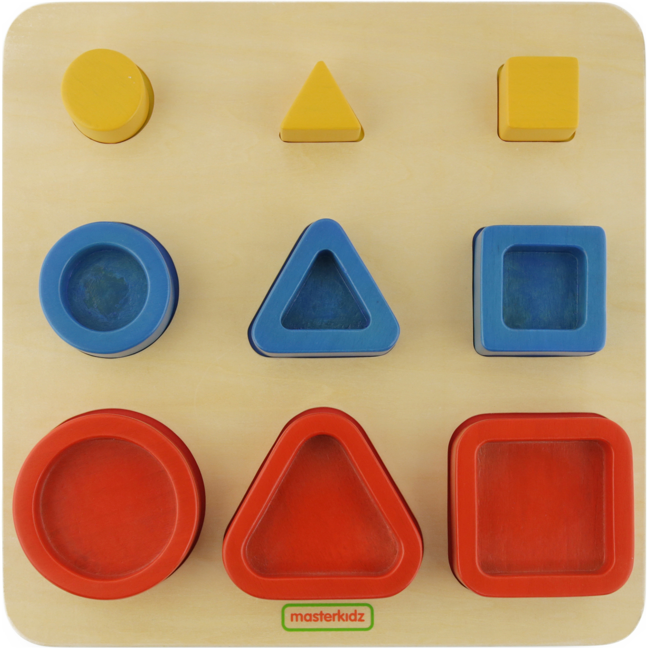 Sorter kształtów klocki geometryczne montessori