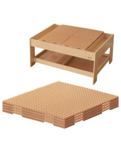 MASTERKIDZ Zestaw 4 Nakładek Na Panel Do Budowania Z Małych Klocków