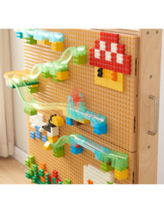 MASTERKIDZ Zestaw Klocków Konstrukcyjnych Tor Kulkowy STEM 359 el. 2