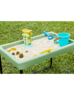 MASTERKIDZ Stolik Sensoryczny Taca Do Zabawy Piaskiem I Wodą 2