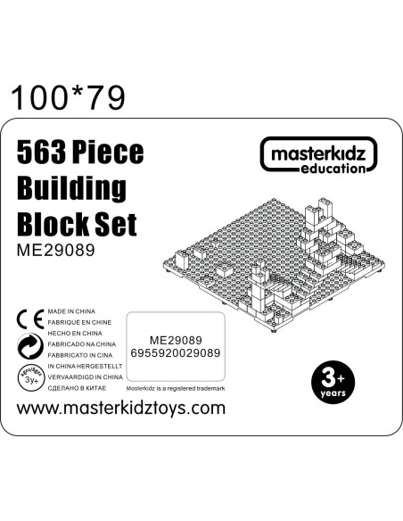 MASTERKIDZ Zestaw Klocków Konstrukcyjnych STEM 563 el.